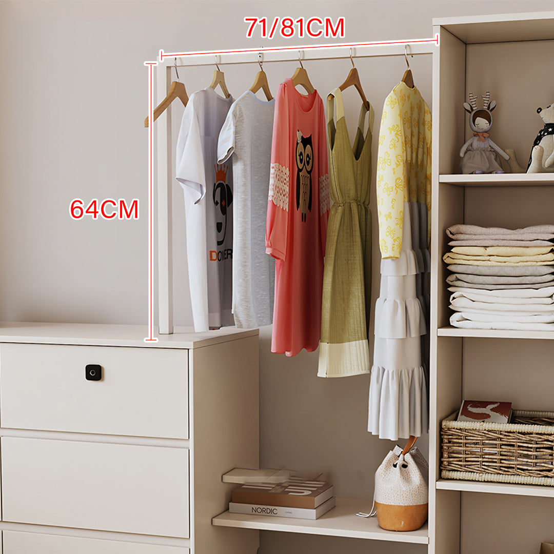 Hiroshi Coat Rack With Storage, Wardrobe With Coat Stand-Rit Concept-Rit Concept