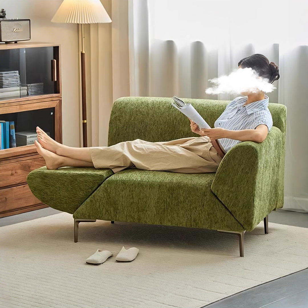 Qadir Deformable Sofa Bed, Armchair, Green