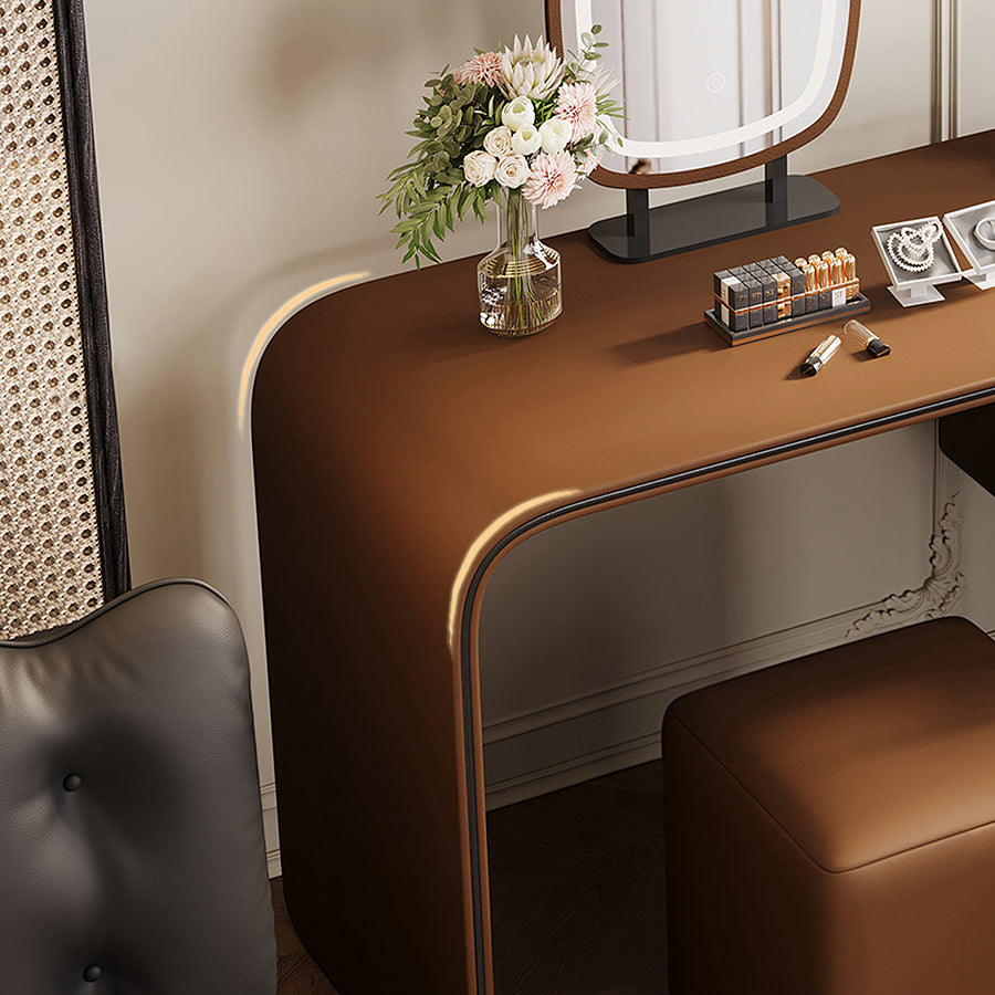 Rivera Dressing Table room setting for TV storage