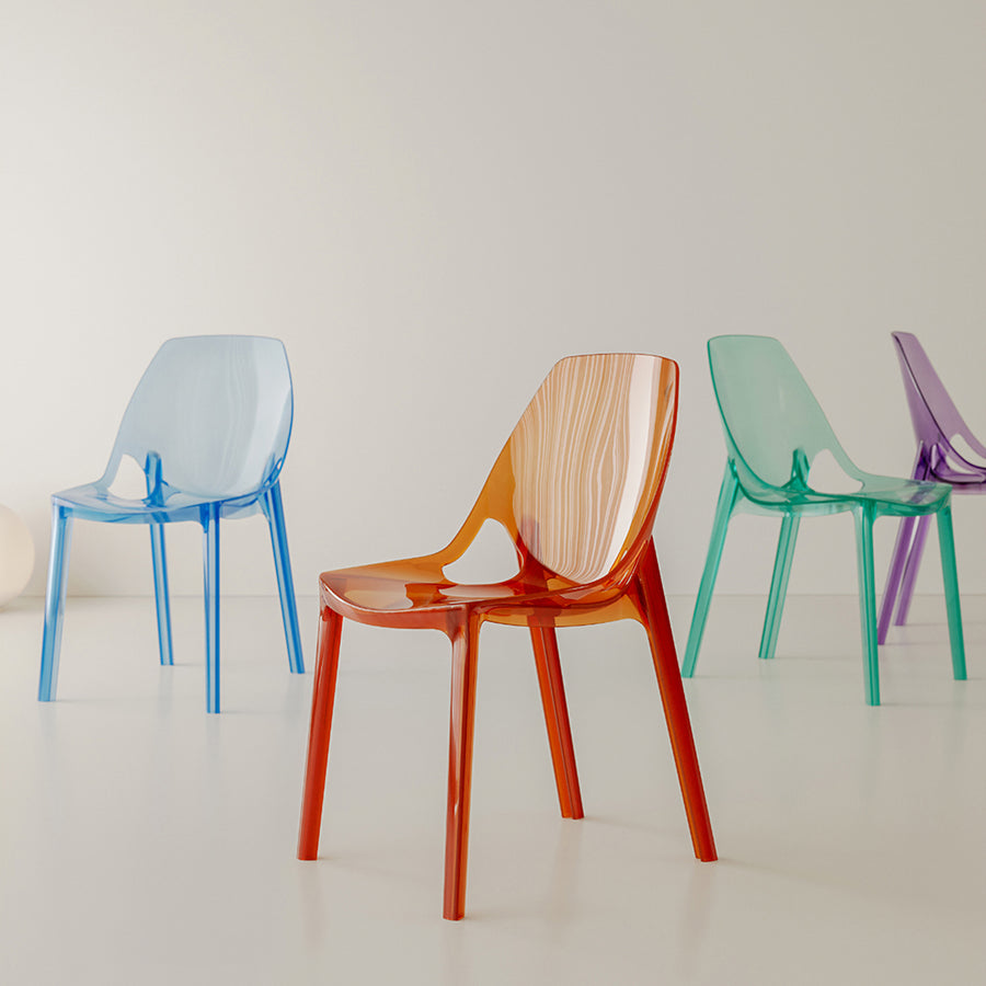 Schmitt Ghost Chair, Plastic Dining Chair, Acrylic