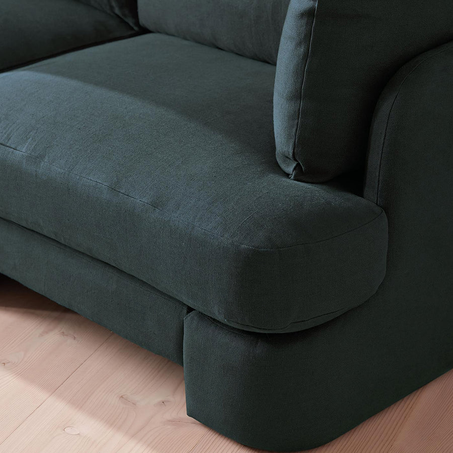 Dominguez L Shape Four Seater Sofa, Modular Corner Sofa, Boucle - l shape four corner sofa for living room