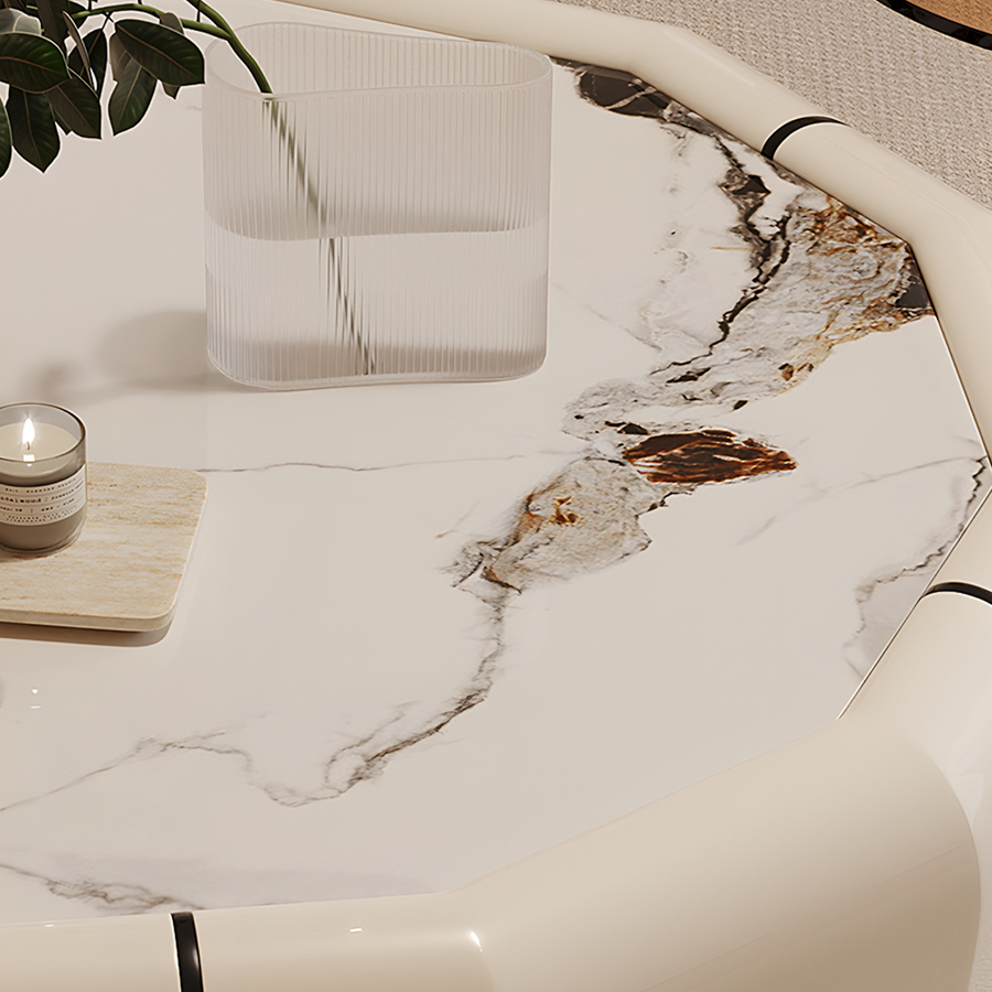 Clara Round Coffee Table Set in a modern UK home