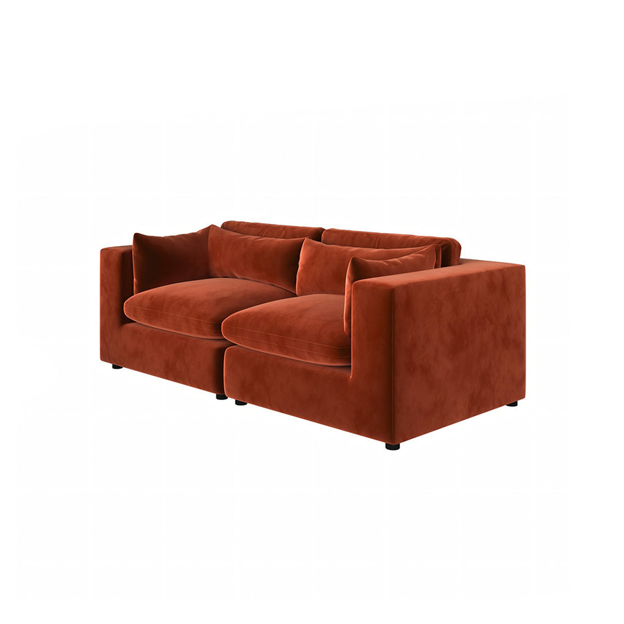 Cantu Loveseat Sofa, Two Seater Sofa, Velvet product image 8