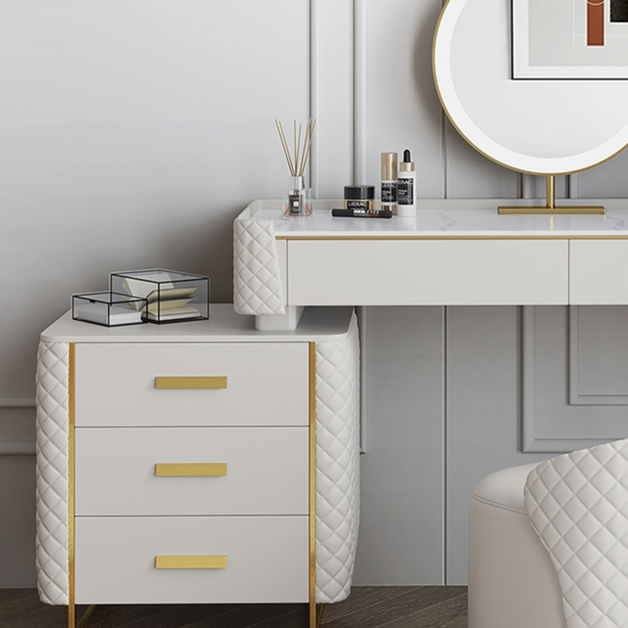 Devorit Dressing Table room setting for TV storage