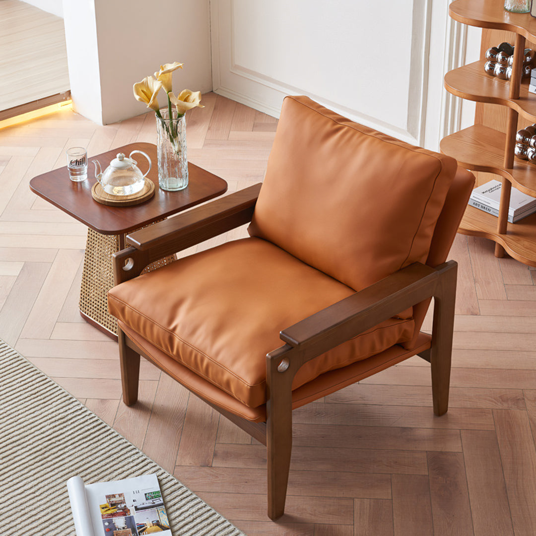 Lichtenstein Lounge Chair, Armchair, Solid Wood