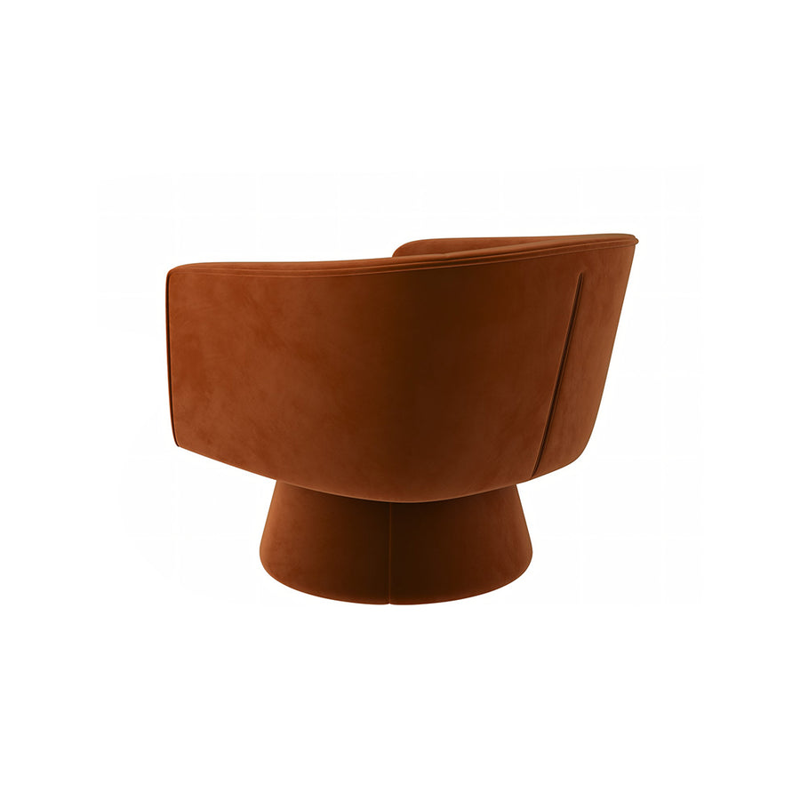 Tavares Swivel Armchair, Lounge Chair, Velvet styled for for living room