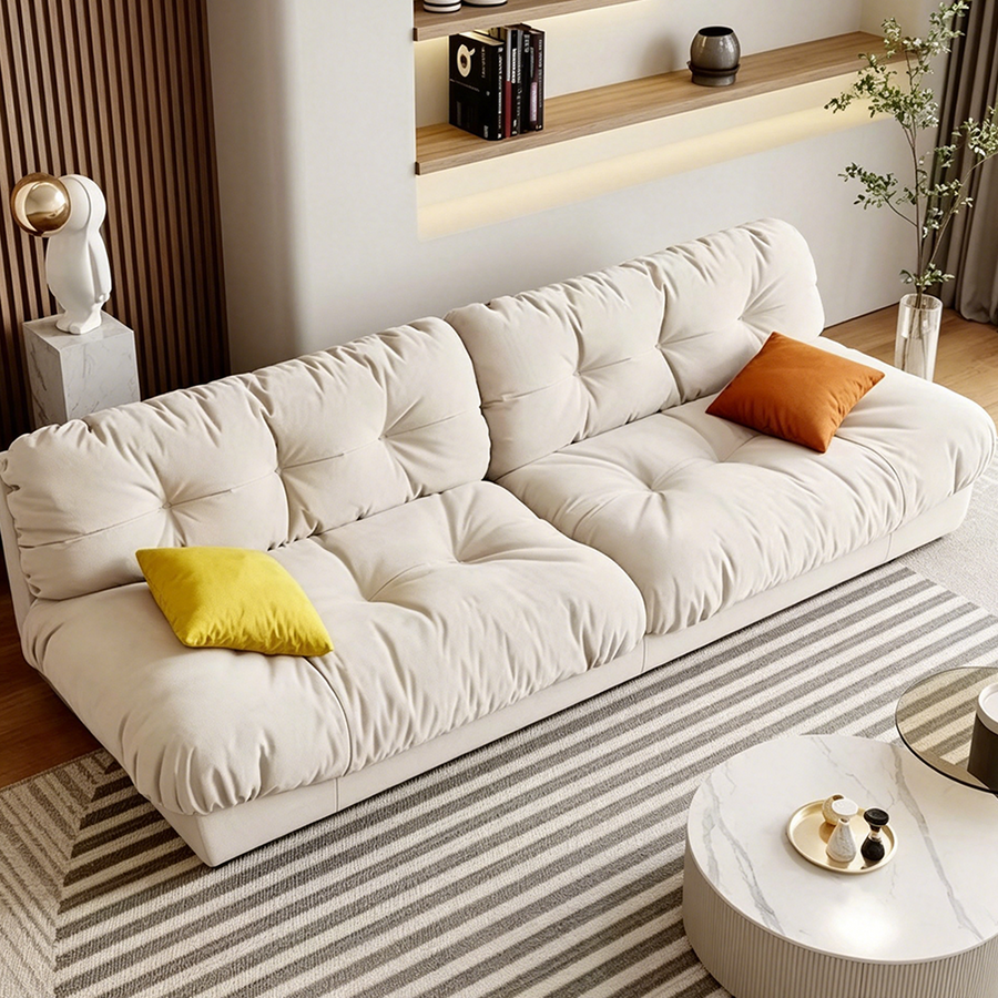 Hudson Soft Two Seater, Three Seater, Four Seater Sofa front view as a small two seater sofa