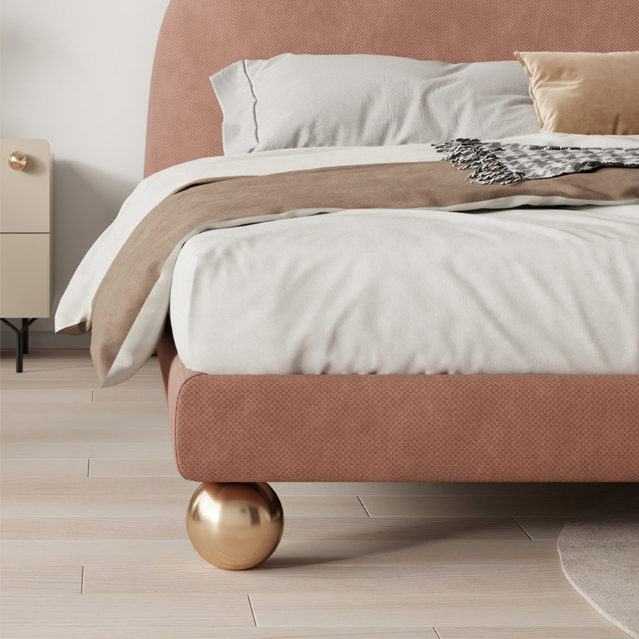 Fatima Bed For Girl, King Size Bed detail view for storage bed UK
