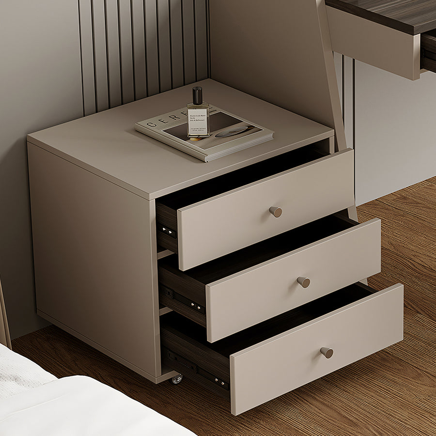 Dmitri Small Office Desk With Chest Of Drawers, Wood styled for home office desk UK