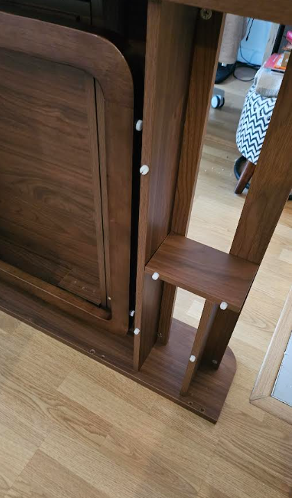 Atos Folding Dining Table lifestyle view with small oak extending dining table