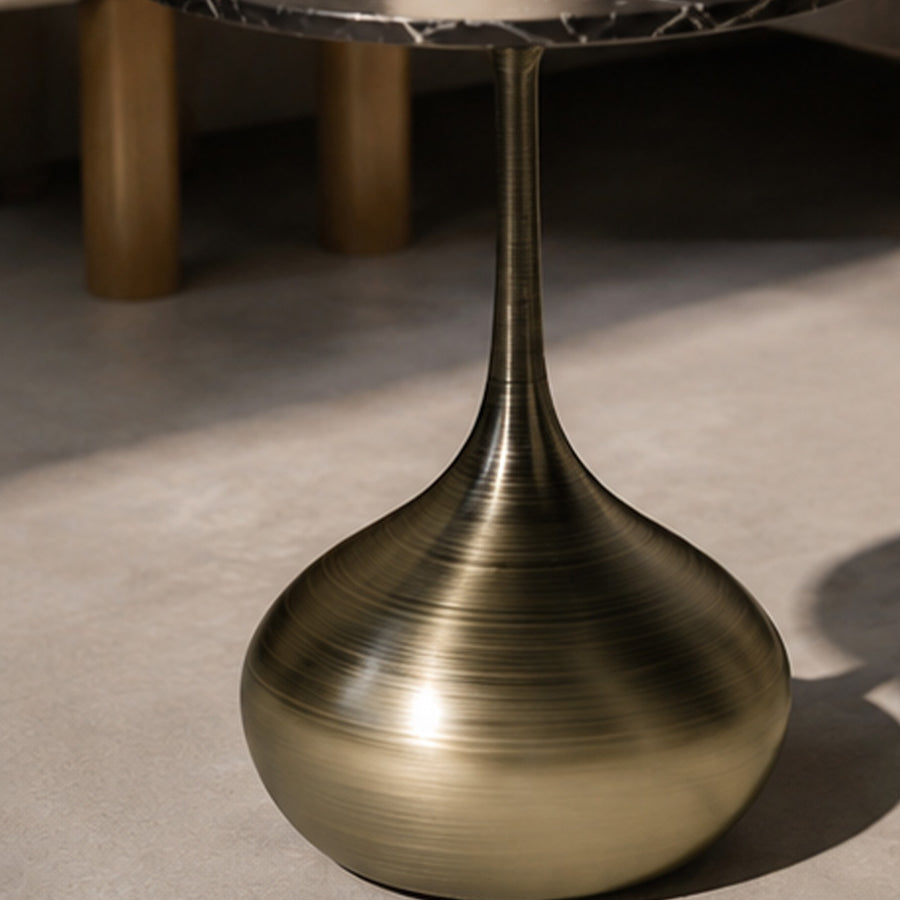 Geoff Side Table, Marble Effect