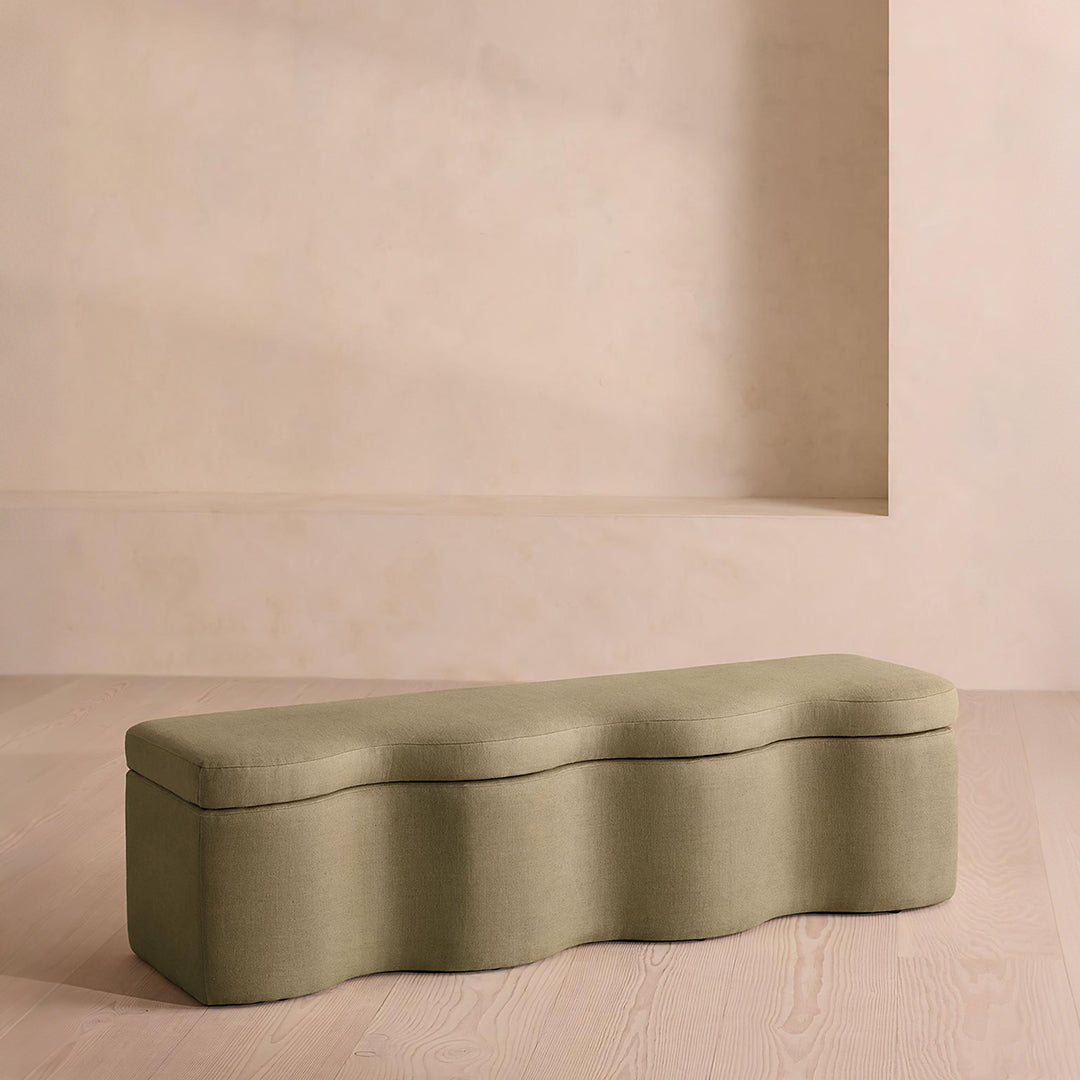 Sampson Storage Bench, Shoe Bench, Linen