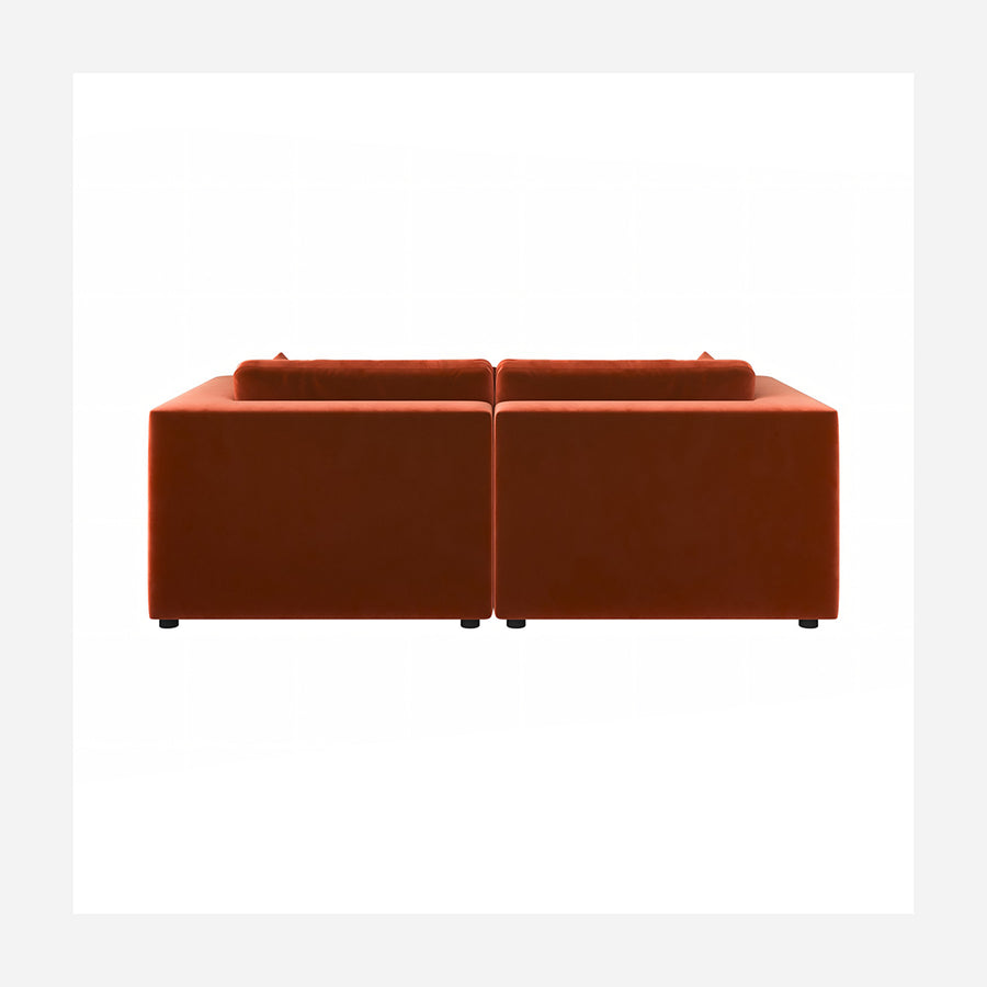Cantu Loveseat Sofa, Two Seater Sofa, Velvet product image 10