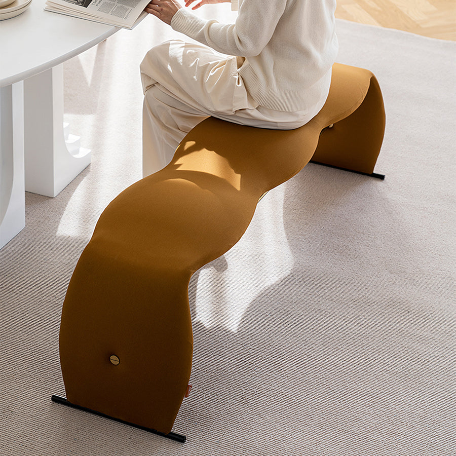 Pineda Bench styled for modern ottoman footstool