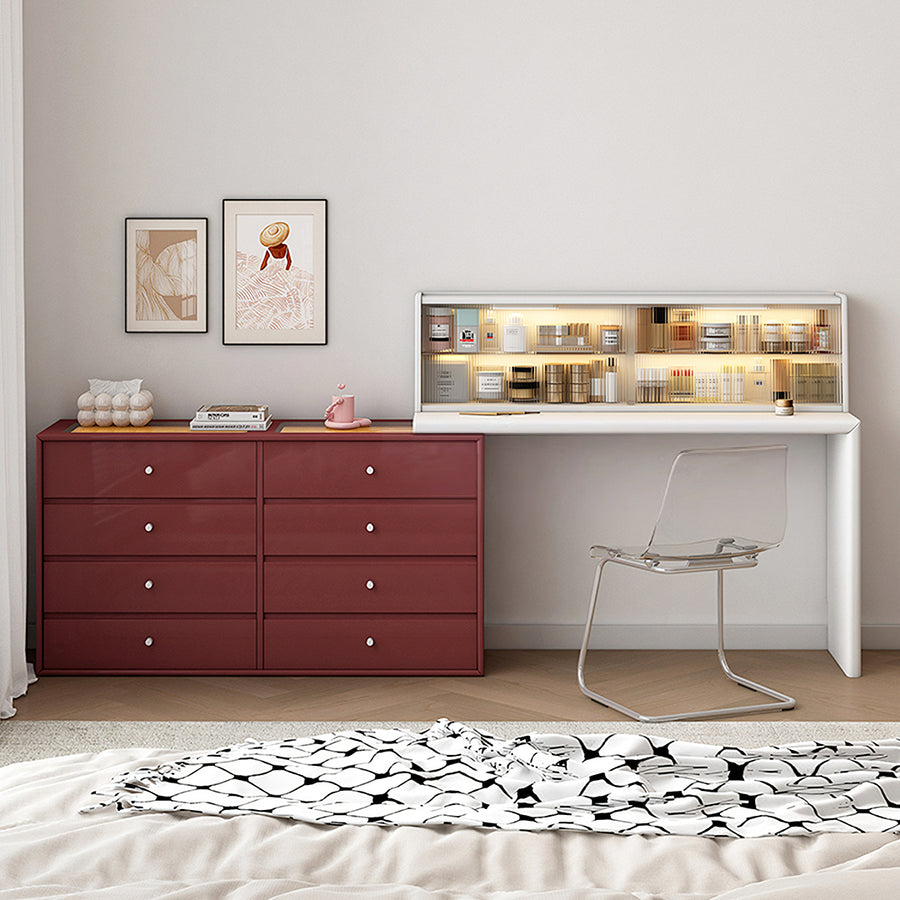 Nair Corner Dressing Table With LED Mirror, Macaroon Colour product image 7