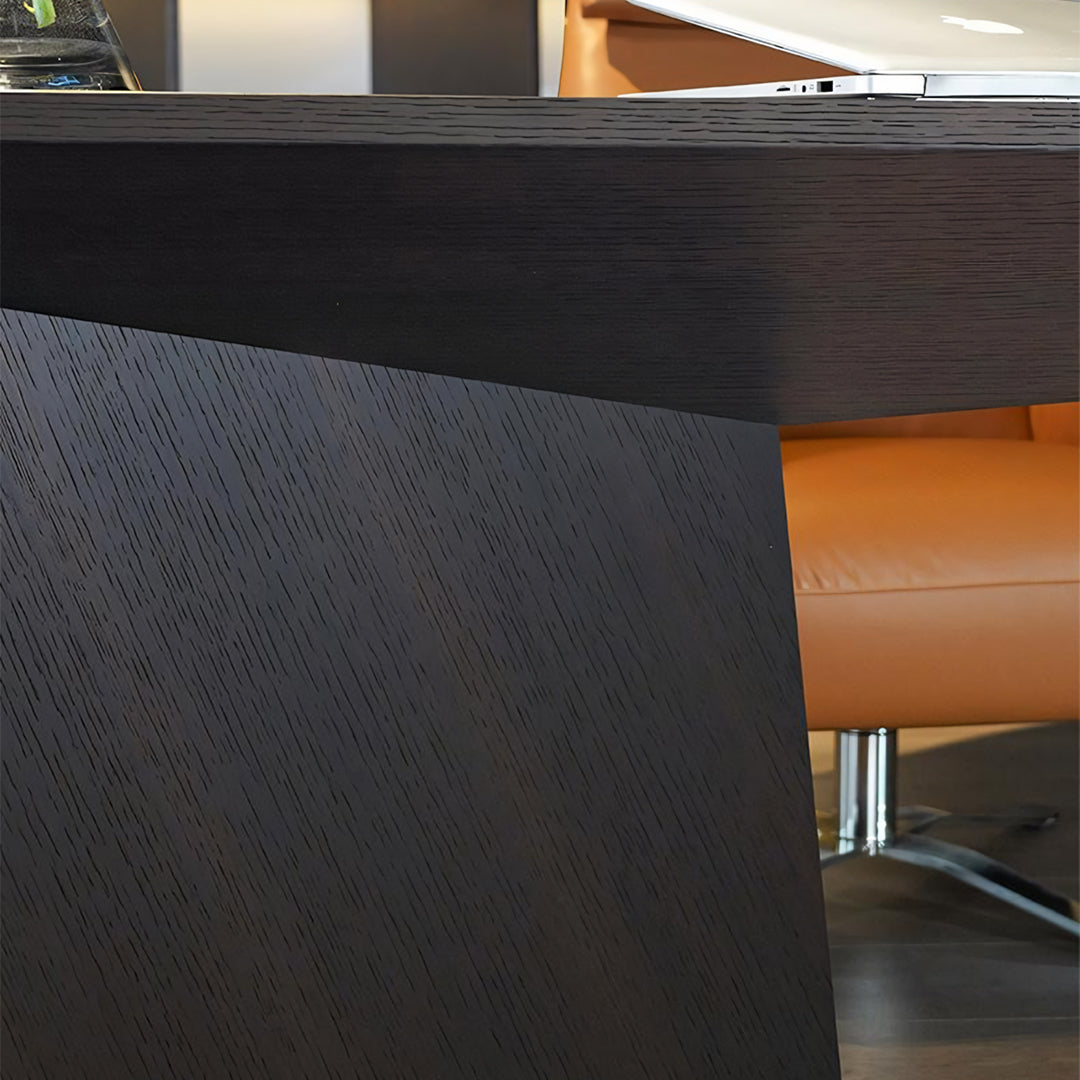 Tariq Modern Office Desk For Home, Black Wood-Rit Concept-Rit Concept
