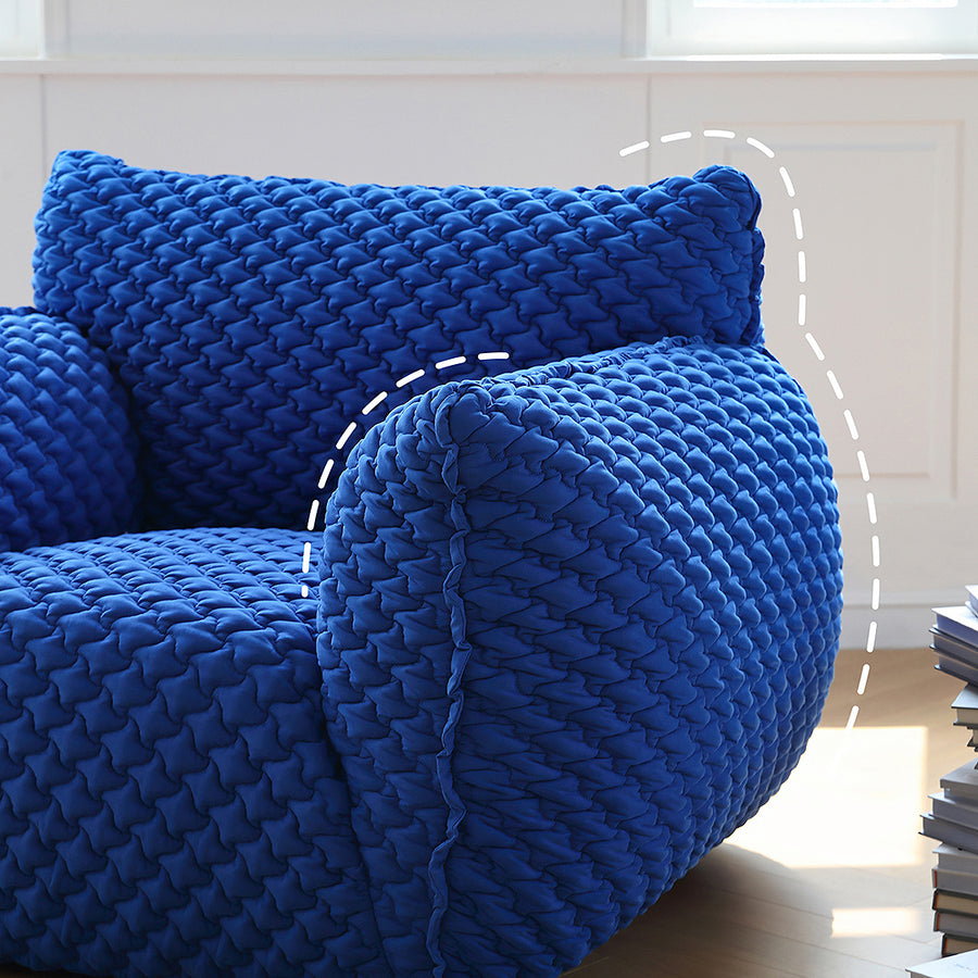 Kaczmarek Accent Chair, Armchair, Blue