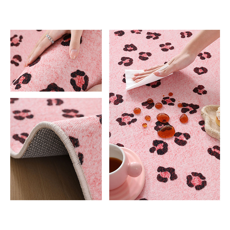 Sofia Blush Gradient Cloud Rug, Various Styles Available detail view for modern rug UK