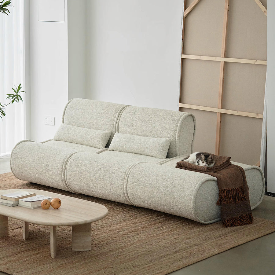 Calderón Modular Three Seater Corner Sofa room setting with designer sofa styling