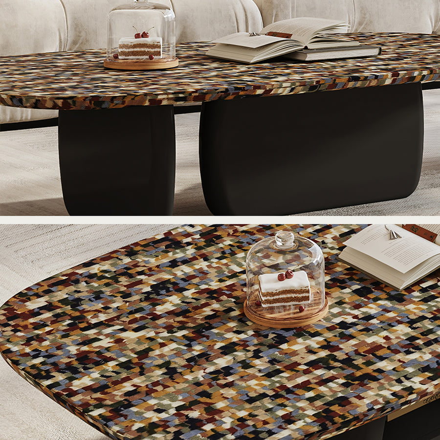 Hughes Nesting Coffee Table Set, Wood styled for wooden coffee table set