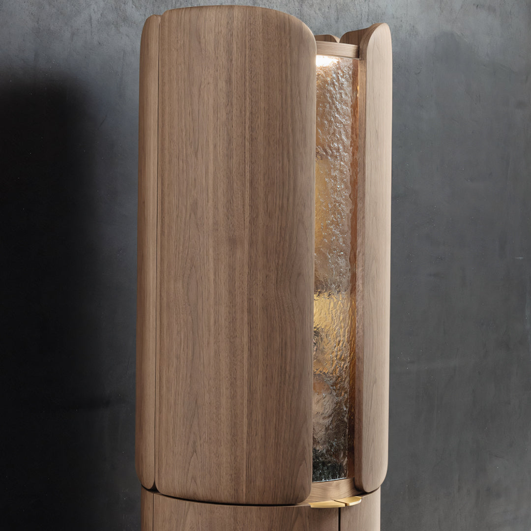Sakamoto Liquor Cabinet, Wine Storage With Two Doors