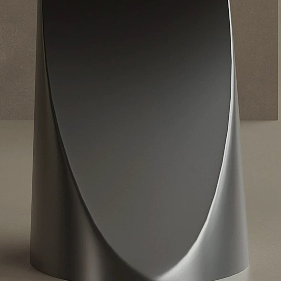 Lorna Side Table, Stainless Steel & Sintered Stone