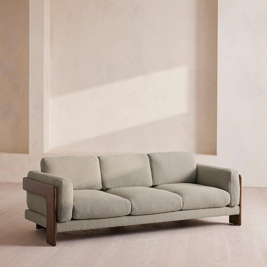 Liwanag Three Seater Sofa, Boucle