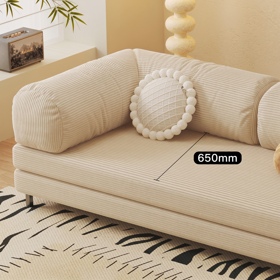 Choudhury Two Seater Sofa Bed dimensions and layout reference