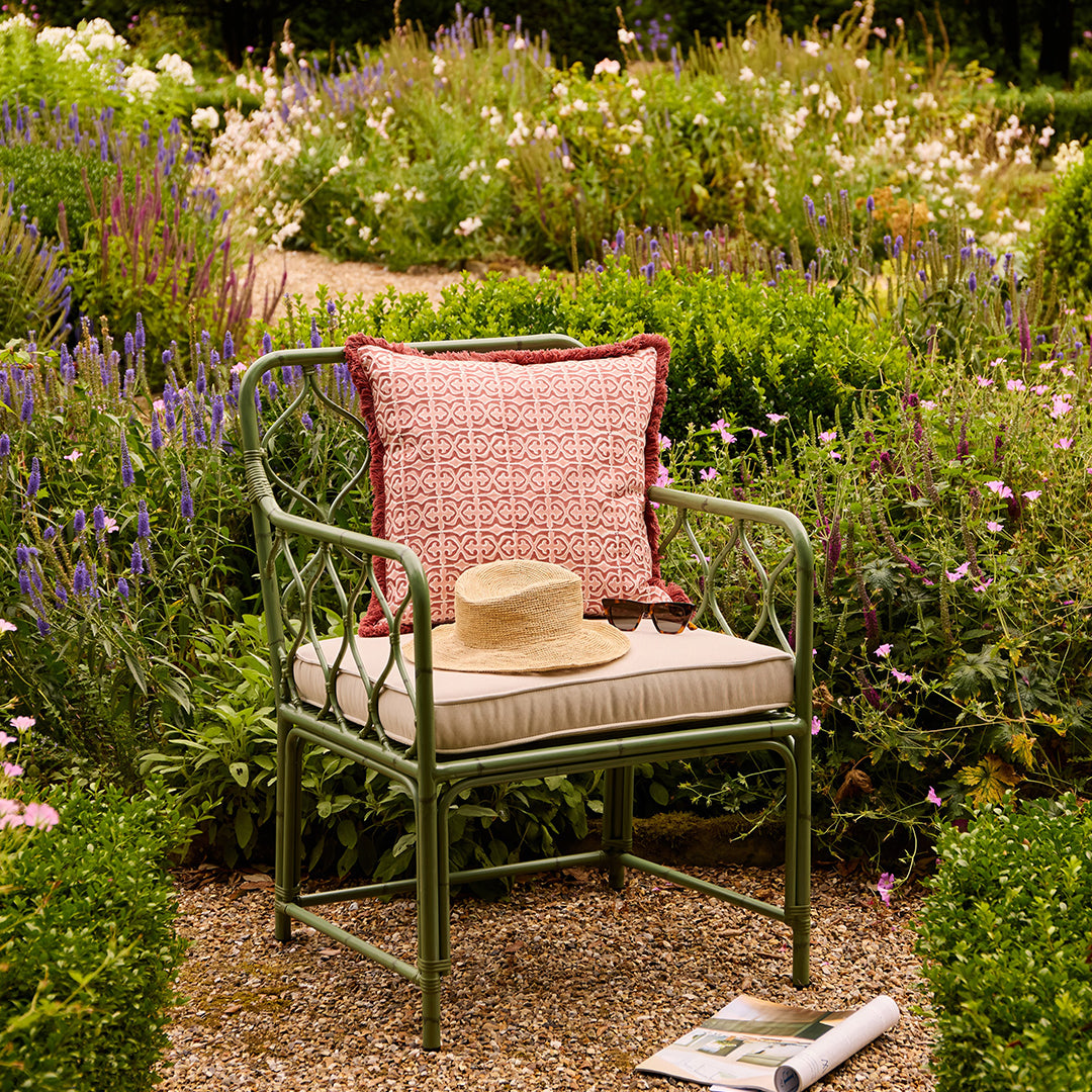 Rizzo Garden Outdoor Sofa Set, Green