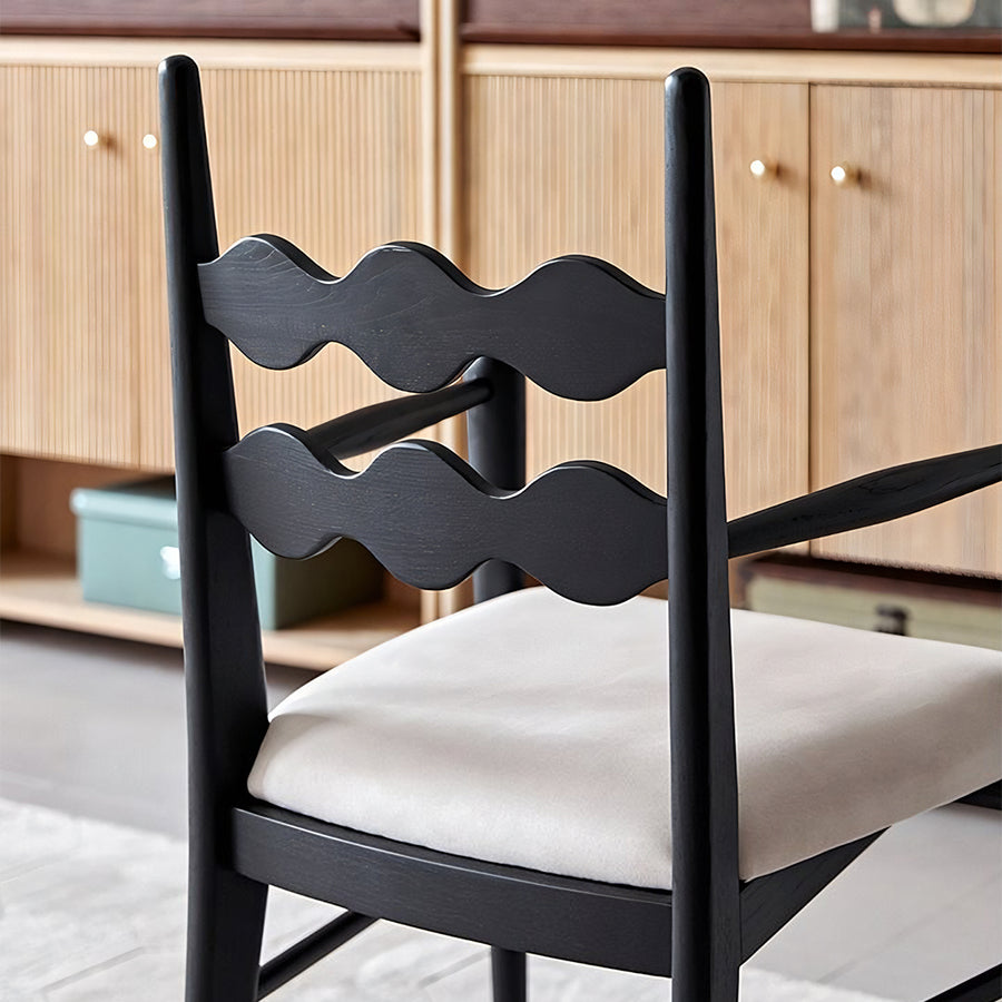 Jiro Dining Chair With Arms, Sold Wood in a modern UK home