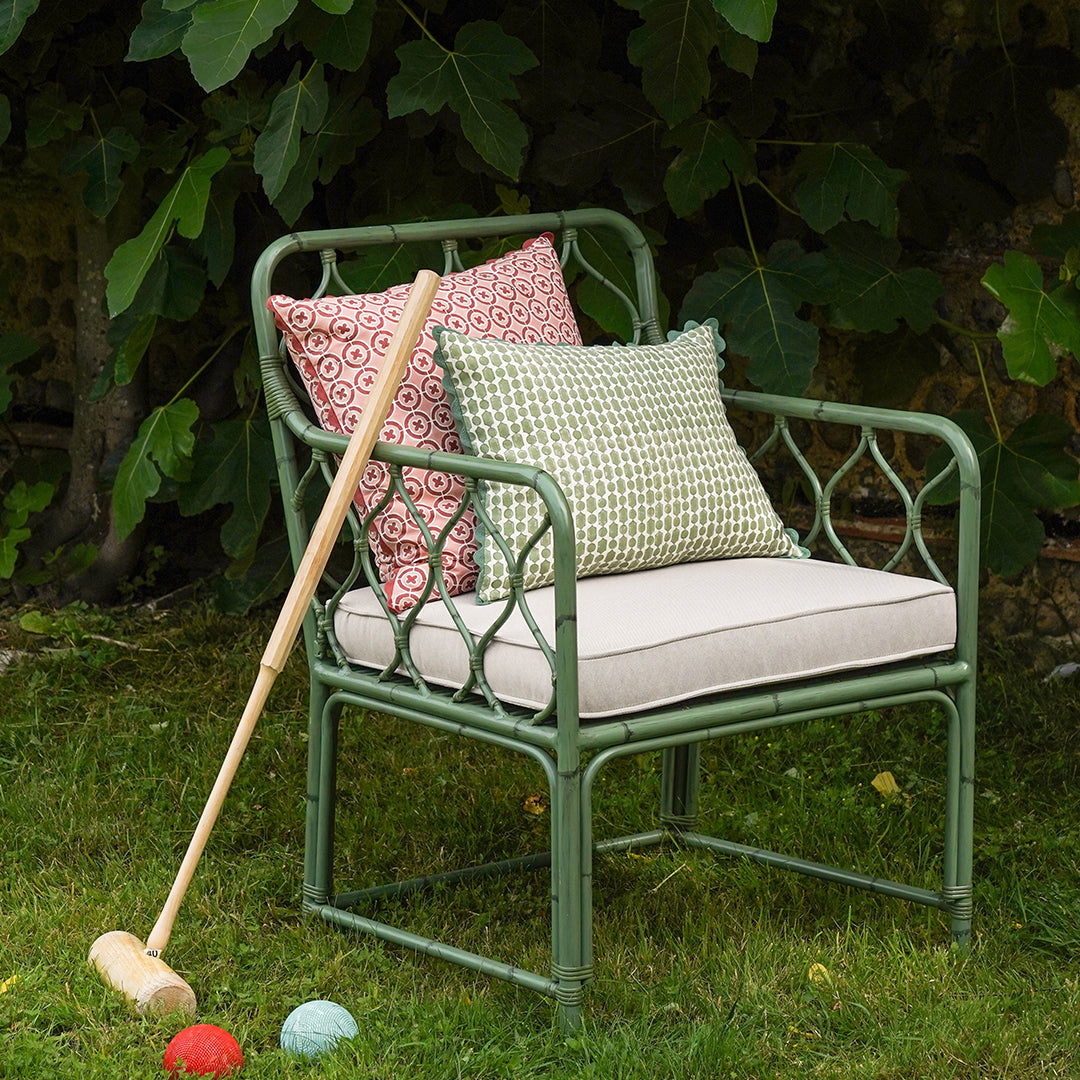 Rizzo Garden Outdoor Sofa Set, Green