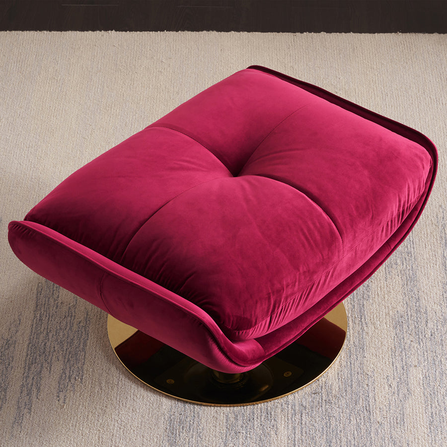 Bonnet Swivel Lounge Chair With Ottoman styled for accent chair UK