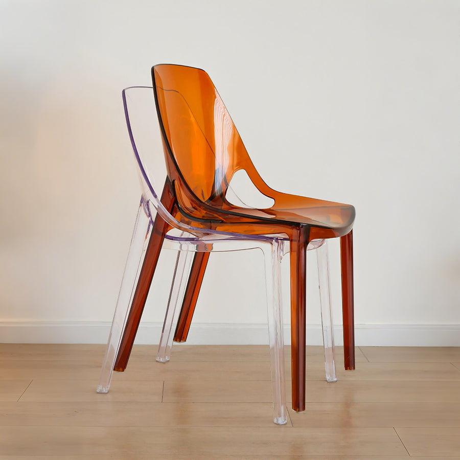 Schmitt Ghost Chair, Plastic Dining Chair, Acrylic