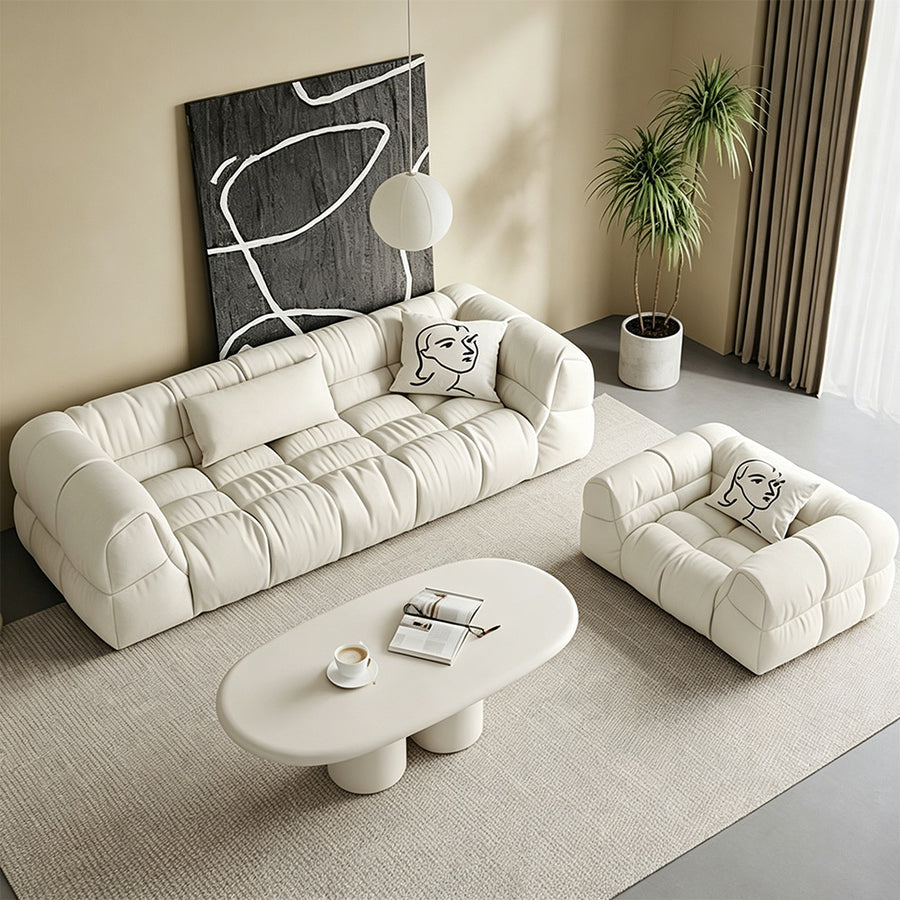 Kathie Two Seater Sofa, Three Seater Sofa, Corner Sofa front view as a modern two seater sofa