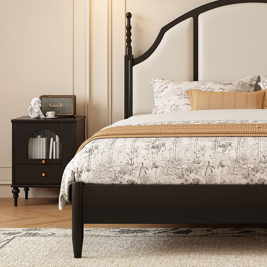 Blanche King Size, Super King Size Bed styled for bedroom storage bed