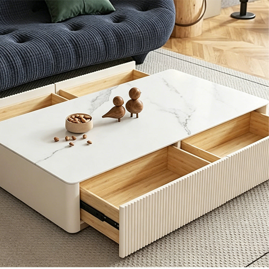 Abigail Stylish TV Stand room setting for TV storage