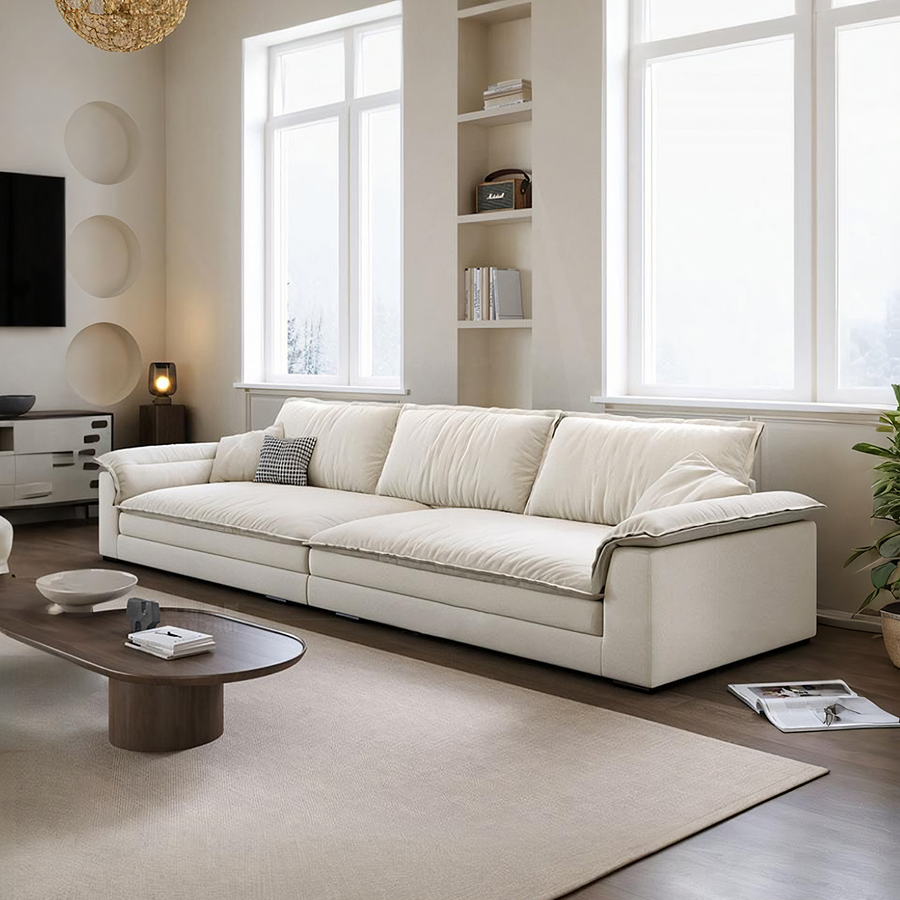 Aiden Sailboat Two Seater, Three Seater Four Seater Sofa, Suede for modern UK living room