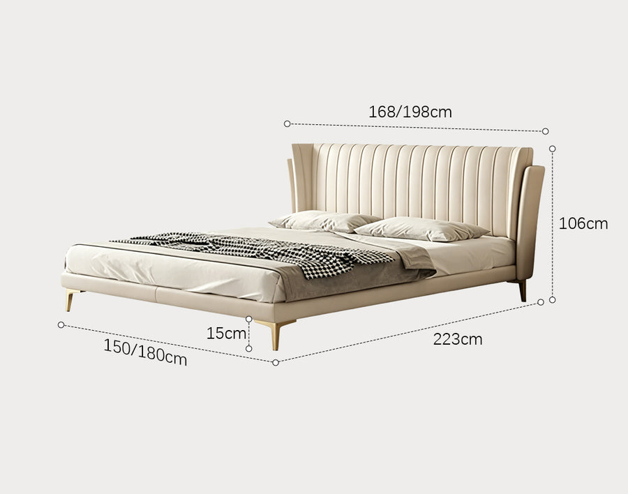 Aisha Floating Bed, King Size, ,Super King Size, No Storage