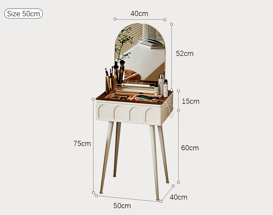 Aisha Slimline Dressing Table For Narrow Space product image 10
