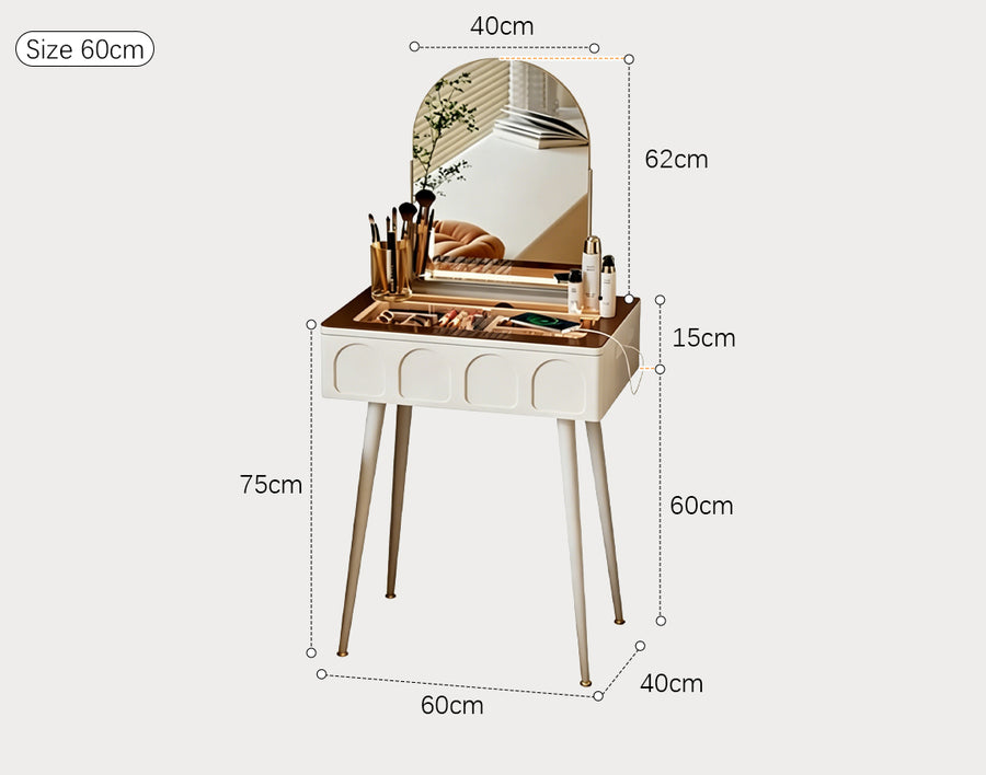 Aisha Slimline Dressing Table For Narrow Space product image 11