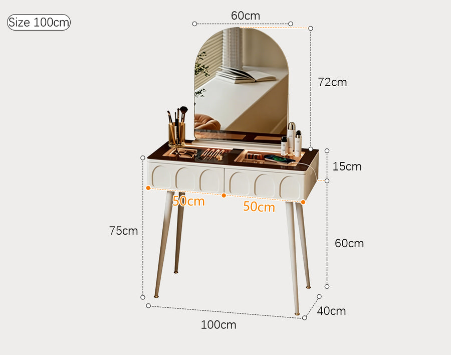 Aisha Slimline Dressing Table For Narrow Space product image 14