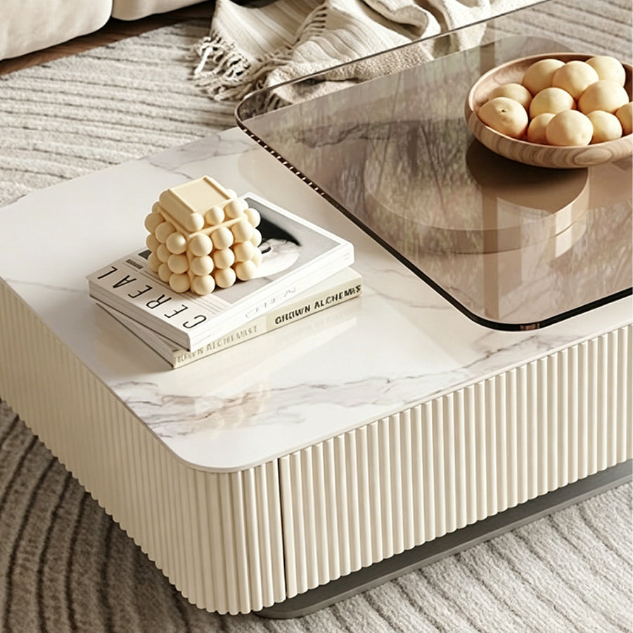 Alonso Coffee Table, Sintered Stone
