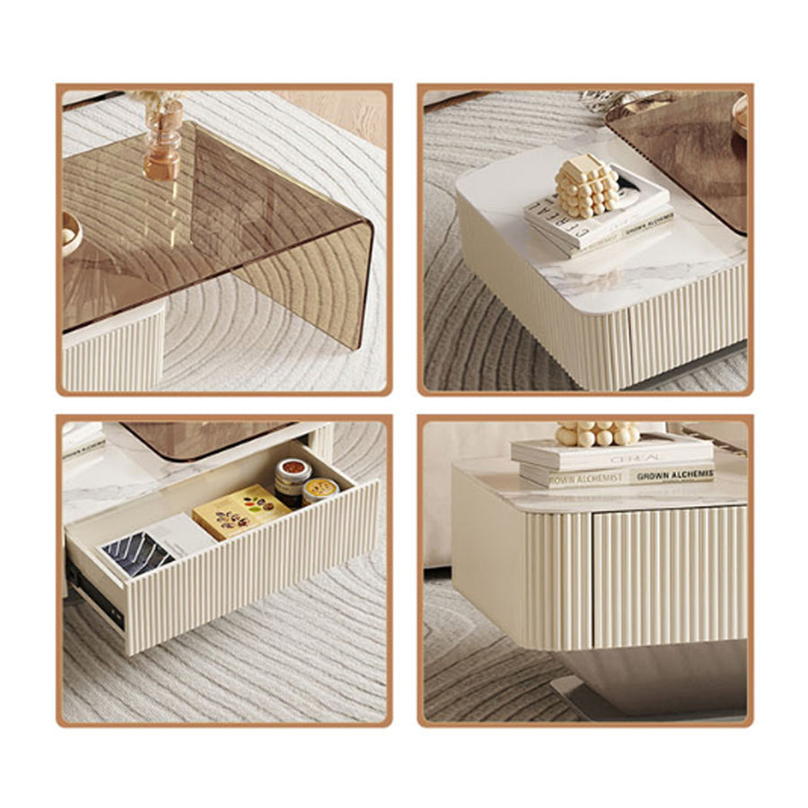 Alonso Coffee Table, Sintered Stone