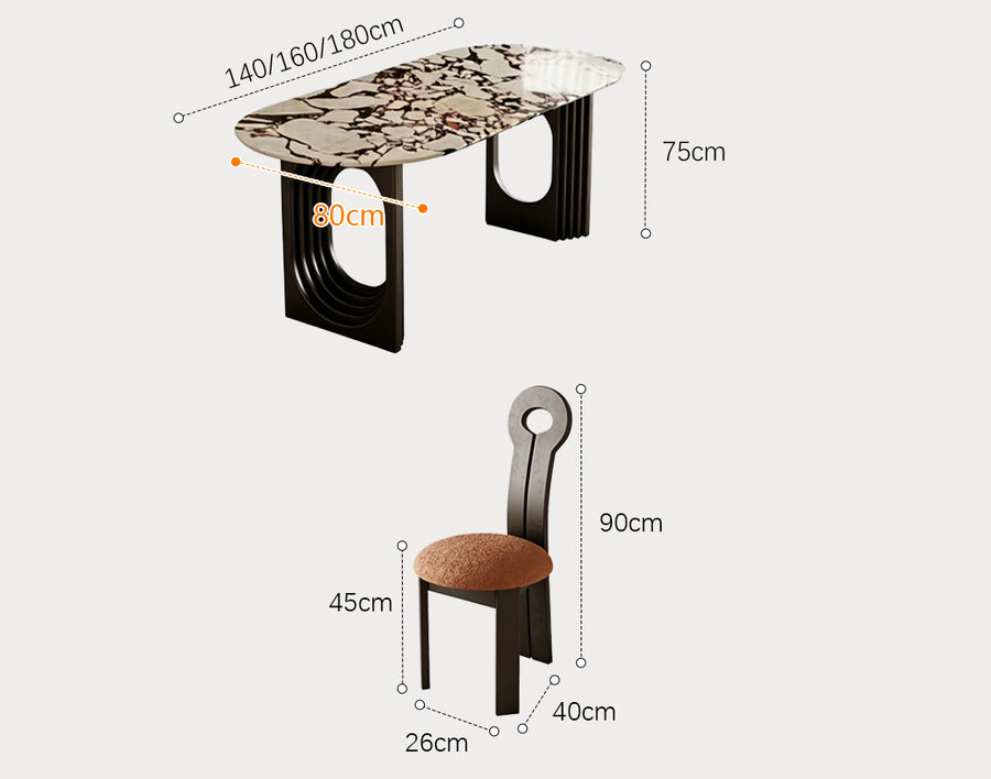Amaris Dining Table room setting for everyday dining