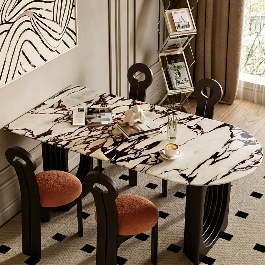 Amaris Dining Table front view as a dining table set