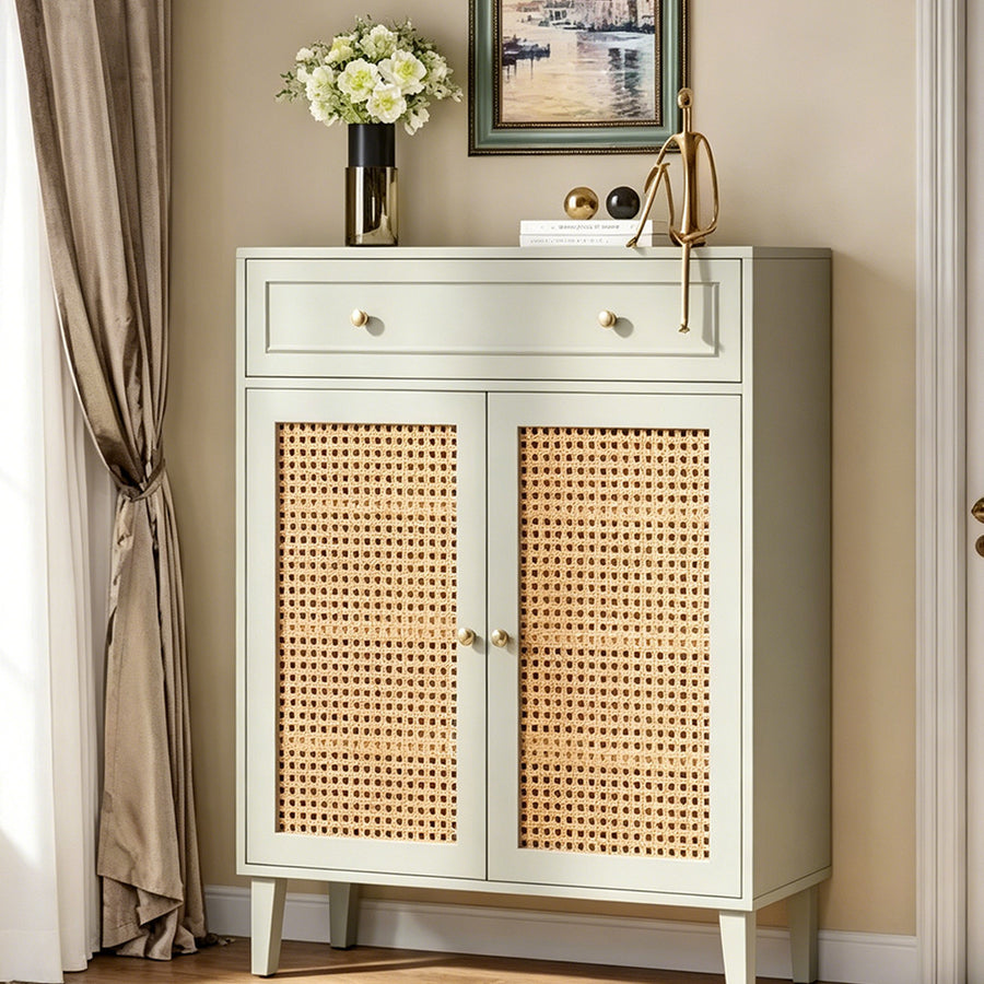 Amelie Shoe Storage, Rattan Shoe Cabinet