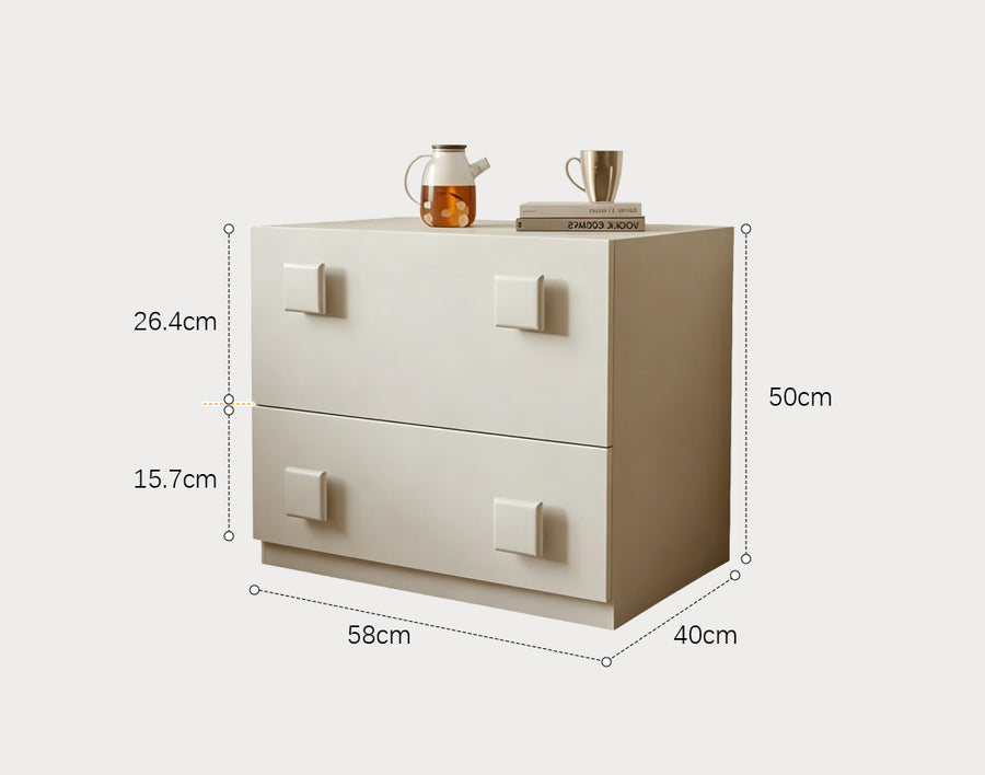 Andrea Small Sideboard, Cream