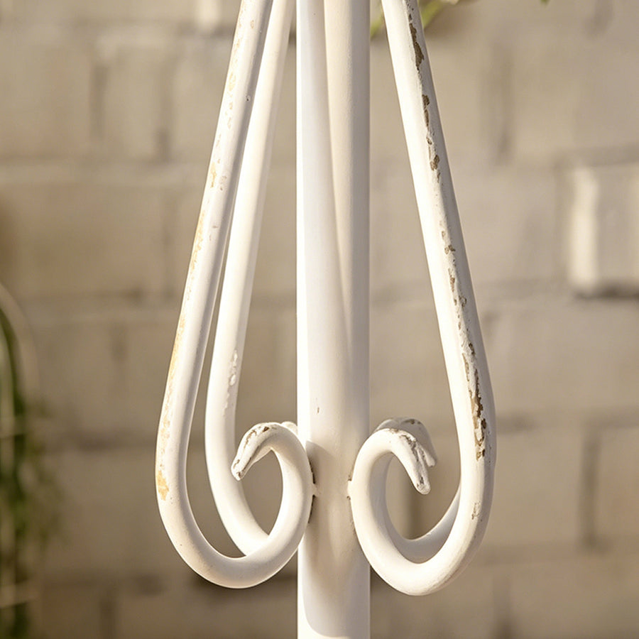 Antonia Outdoor Garden Dining Table Set, Iron detail view for lounge chair UK