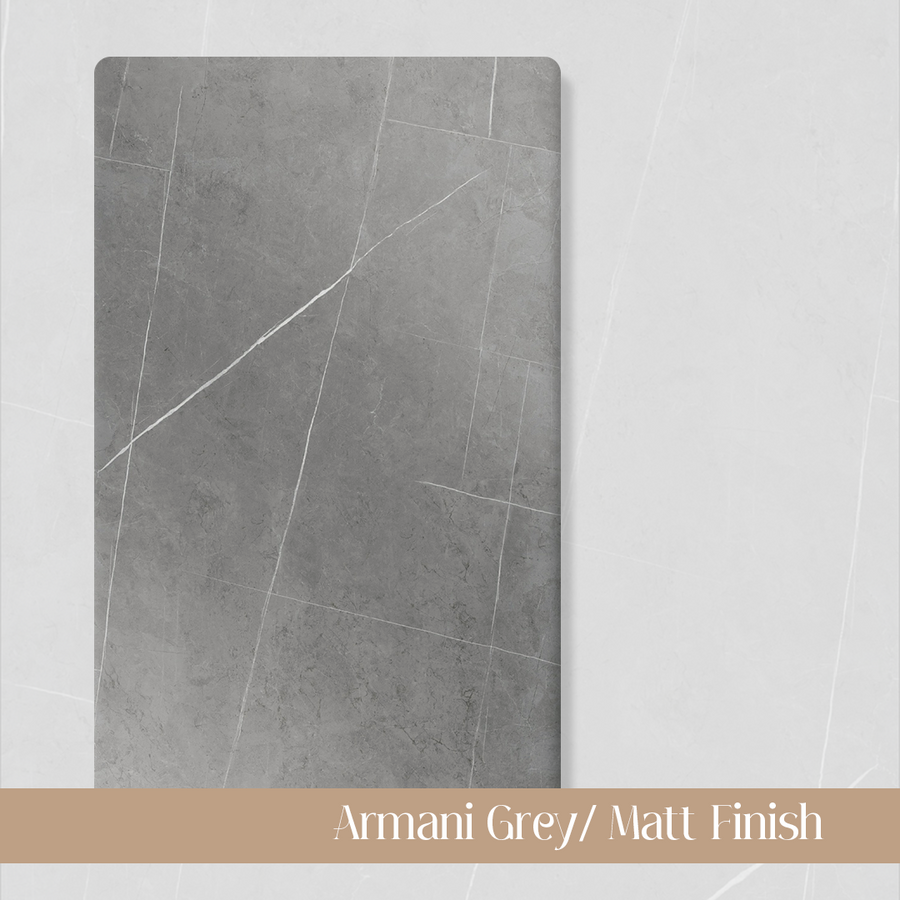 Armani Grey_ Matt Finish (Sintered Stone) - modern furniture UK