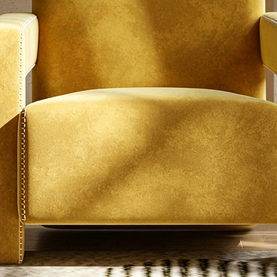 Aspasia Armchair, Yellow styled for for living room